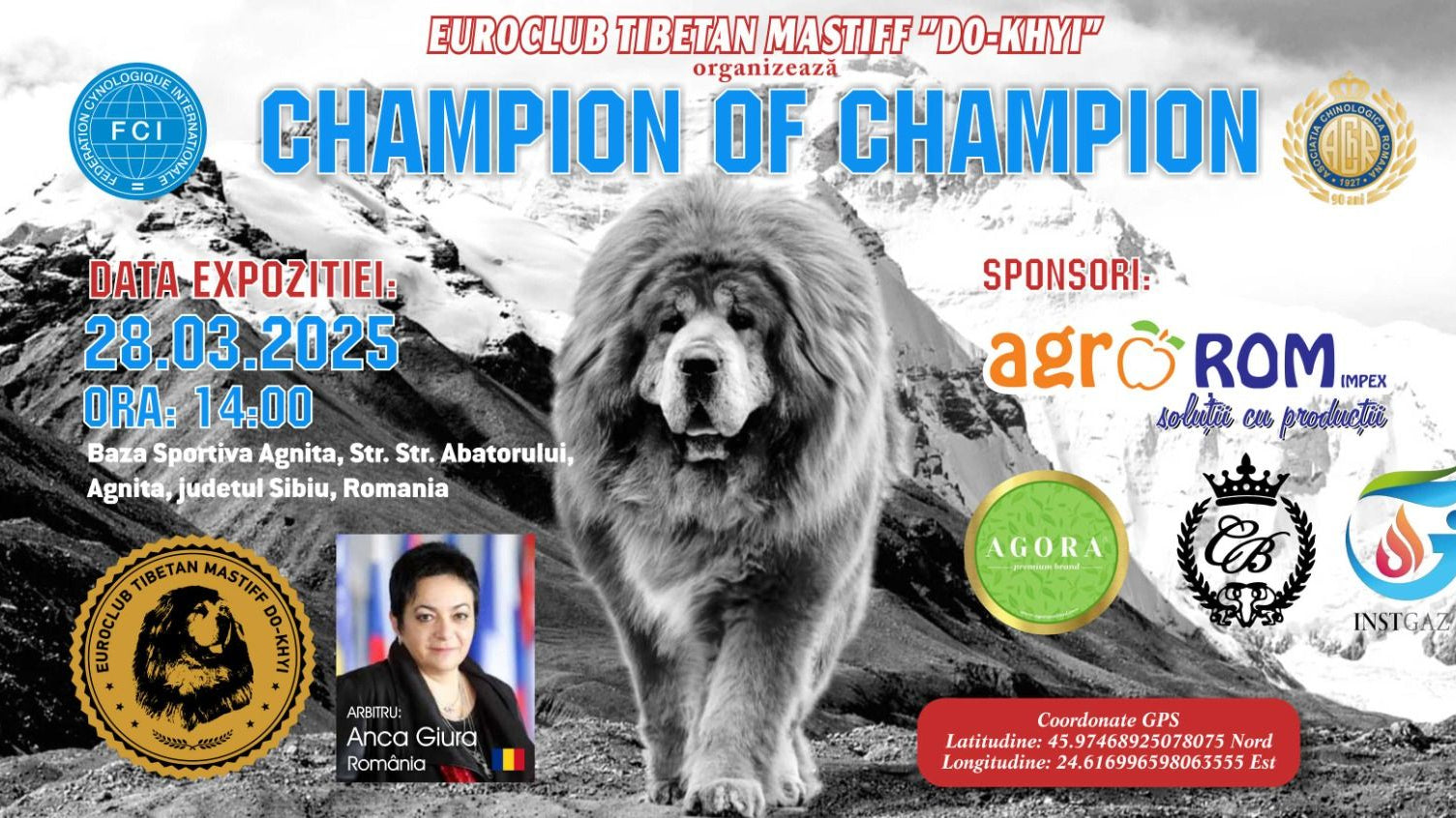 Euro Club Tibetan Mastiff "Do Khyi" Agnita 28 martie 2025
