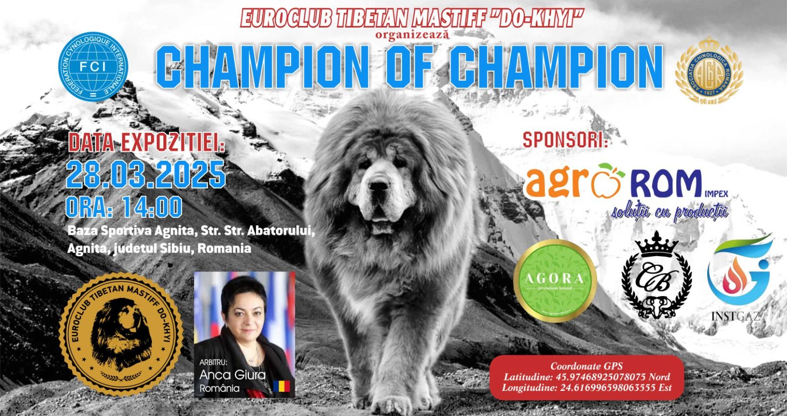 Euro Club Tibetan Mastiff "Do Khyi" Agnita 28 martie 2025